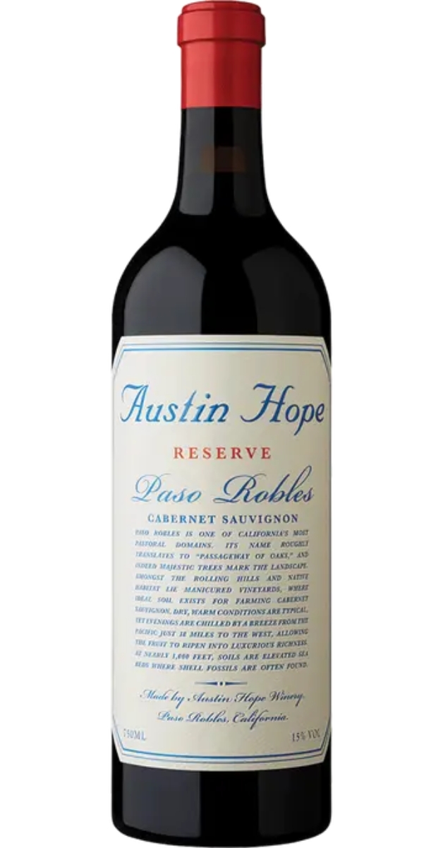 2018 Austin Hope Reserve Cabernet Sauvignon